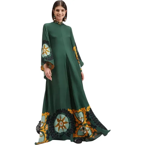 Maxi Kleid,Prächtiges platziertes Blumenkleid,Magnifico Dress (Placed),Magnifico Kleid (Placée) - La DoubleJ - Modalova