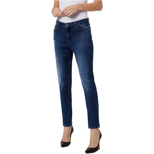 Precious Boyfriend Jeans - Größe 25, Gewaschenes Denimblau , Damen, Größe: W29 - Liu Jo - Modalova