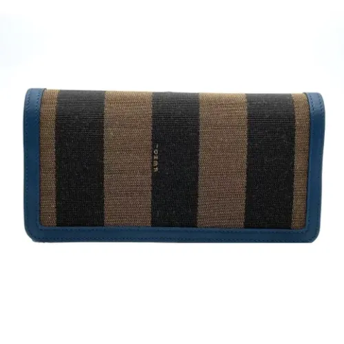 Pre-owned Canvas wallets , female, Sizes: ONE SIZE - Fendi Vintage - Modalova