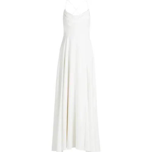 Elegantes Abendkleid mit Wasserfallausschnitt , Damen, Größe: 2XL - Vera Mont - Modalova