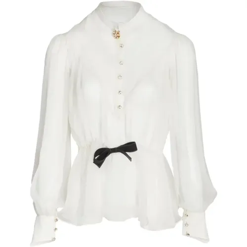 Ivory Bluse mit Stil 1102 - Giambattista Valli - Modalova