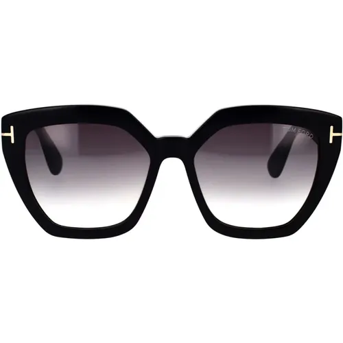 Klassische quadratische Sonnenbrille , unisex, Größe: 56 MM - Tom Ford - Modalova