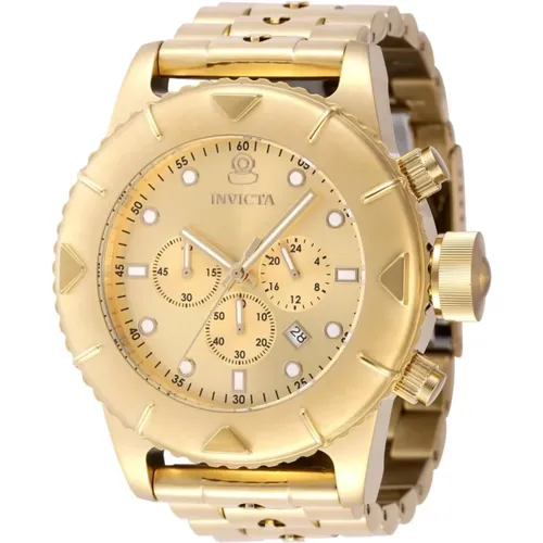 Gold Dial Quartz Watch - I-Force Collection , male, Sizes: ONE SIZE - Invicta Watches - Modalova