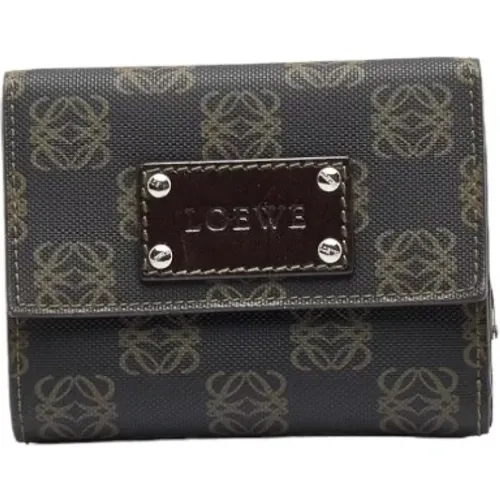 Pre-owned Canvas wallets , female, Sizes: ONE SIZE - Loewe Pre-owned - Modalova