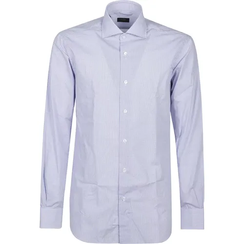 Classic Long Sleeve Shirt , male, Sizes: XL, 3XL, 2XL, L - Barba Napoli - Modalova