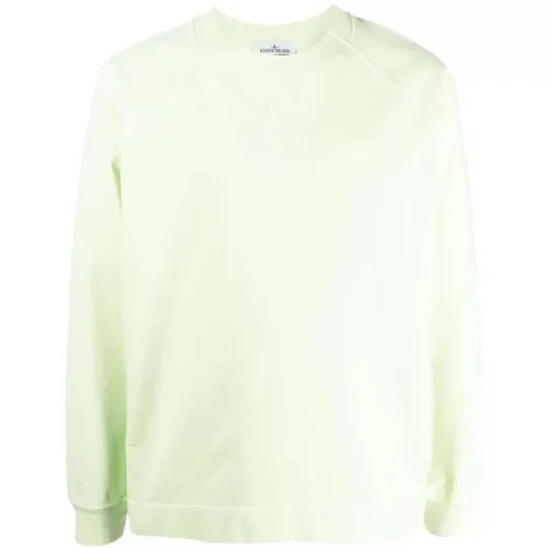 Fluorescent Logo Sweatshirt , male, Sizes: M, S - Stone Island - Modalova