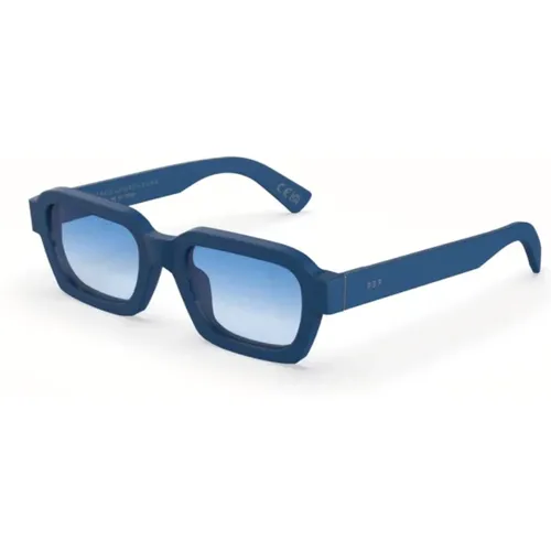 Blaue Caro Sonnenbrille , unisex, Größe: 52 MM - Retrosuperfuture - Modalova