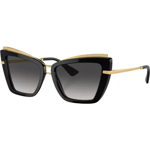 Cat-Eye Sunglasses Dg4472 501/8G , female, Sizes: 54 MM - Dolce & Gabbana - Modalova