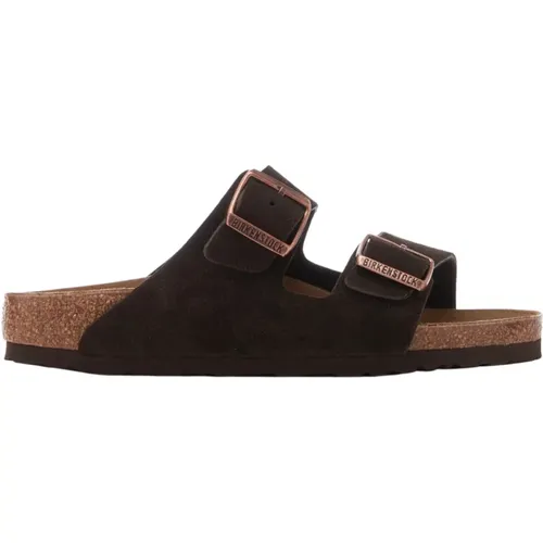 Stilvolle Arizona Mocha Sandalen , Herren, Größe: 41 EU - Birkenstock - Modalova