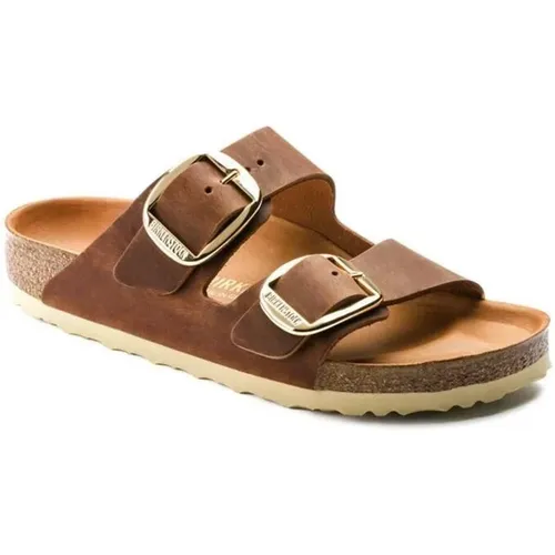 Sandalen Arizona Big Buckle Geöltes Leder , Damen, Größe: 41 EU - Birkenstock - Modalova