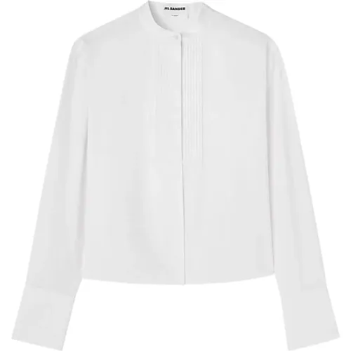 Mao Collar Shirt Thursday Style , female, Sizes: 2XS, XS - Jil Sander - Modalova