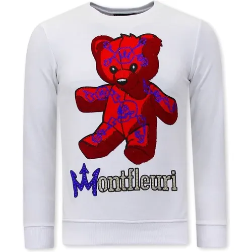 Herr Teddybär Pullover - 3617 , Herren, Größe: L - True Rise - Modalova