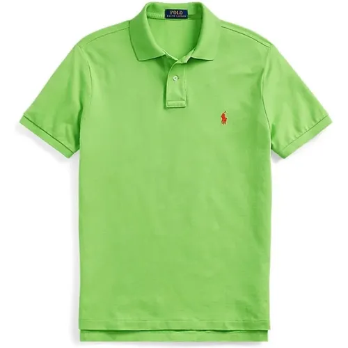 Grünes Polo-Shirt mit Pony-Logo , Herren, Größe: 2XL - Ralph Lauren - Modalova