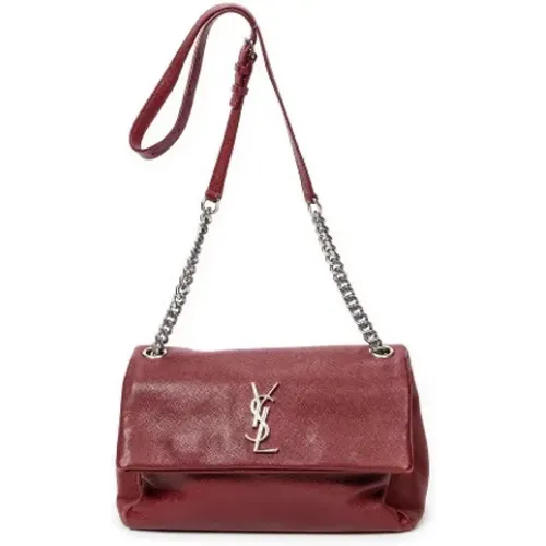 Pre-owned Leather shoulder-bags , female, Sizes: ONE SIZE - Yves Saint Laurent Vintage - Modalova