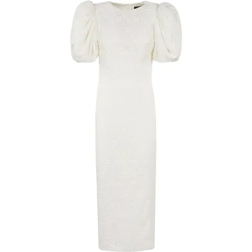 Elegant Lace Fitted Midi Dress , female, Sizes: M - Rotate Birger Christensen - Modalova