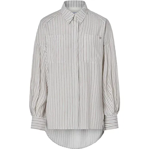 Striped Beige Shirt , female, Sizes: 2XS, S, XS - A.p.c. - Modalova