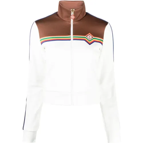 Embroidered Crewneck Sweatshirt , female, Sizes: S, M, XS - Casablanca - Modalova