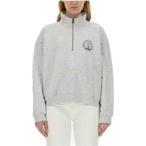 Logo Sweatshirt, Bequem und Stilvoll , Damen, Größe: XS - Sporty & Rich - Modalova