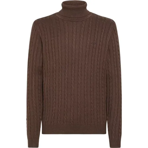 Stylish Turtleneck , male, Sizes: L, M - Sun68 - Modalova