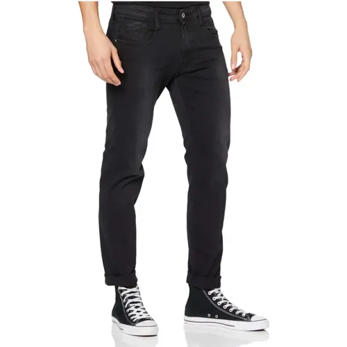 Straight Leg Denim Jeans , Herren, Größe: W29 L32 - Replay - Modalova