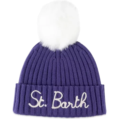 Pom Pom Hat , female, Sizes: ONE SIZE - Saint Barth - Modalova