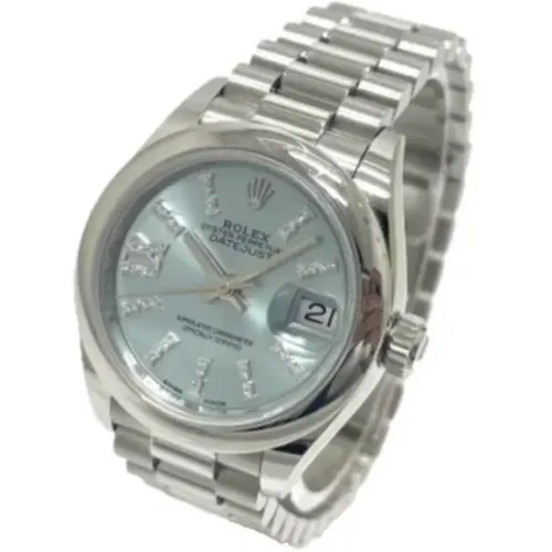 Pre-owned Stainless Steel watches , female, Sizes: ONE SIZE - Rolex Vintage - Modalova