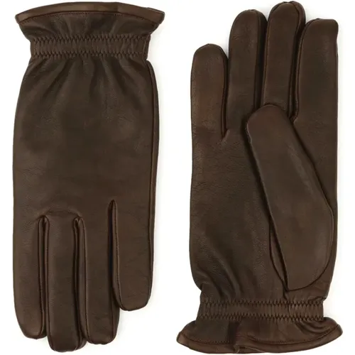 Leather Gloves with Cashmere and Wool Lining , male, Sizes: ONE SIZE - Orciani - Modalova