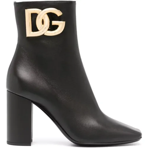 Boots , female, Sizes: 3 UK, 2 UK - Dolce & Gabbana - Modalova