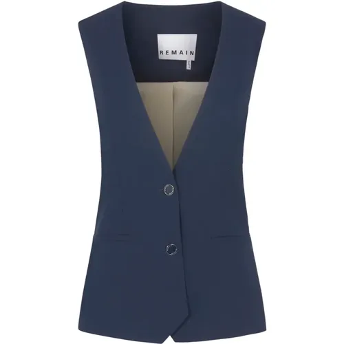 Suiting Waistcoat by Remain Clothing , female, Sizes: XS - Remain Birger Christensen - Modalova