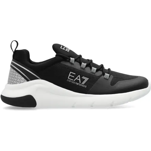 Sportschuhe mit Logo , Damen, Größe: 36 EU - Emporio Armani EA7 - Modalova