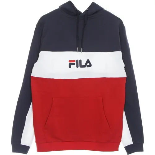 Color Block Hooded Sweatshirt , male, Sizes: XL, XS, L, S - Fila - Modalova