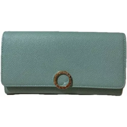 Pre-owned Leather wallets , female, Sizes: ONE SIZE - Bvlgari Vintage - Modalova