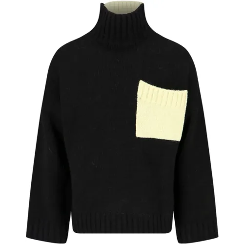 Schwarzer Strickpullover für Herren - JW Anderson - Modalova