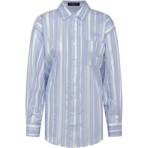 Blue Stripe Women's Shirt , female, Sizes: S, L, M - Bruuns Bazaar - Modalova