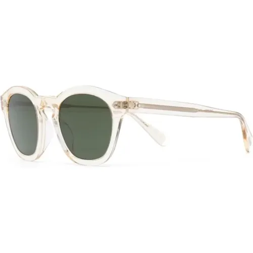 Yellow Sungles for Men , male, Sizes: 48 MM - Oliver Peoples - Modalova