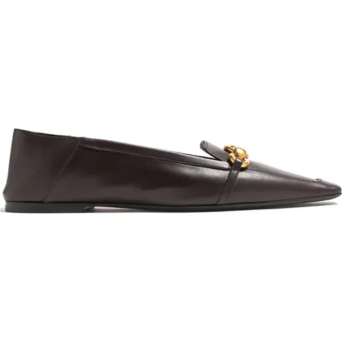 Elegant Ballet Flats for Women , female, Sizes: 7 UK, 6 1/2 UK, 5 UK, 4 1/2 UK, 5 1/2 UK, 4 UK, 6 UK, 3 UK, 7 1/2 UK, 8 UK, 3 1/2 UK - Saint Laurent - Modalova