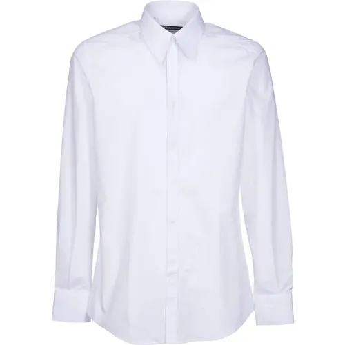 Weiße Hemden - Pinaforemetal Breite , Herren, Größe: 3XL - Dolce & Gabbana - Modalova