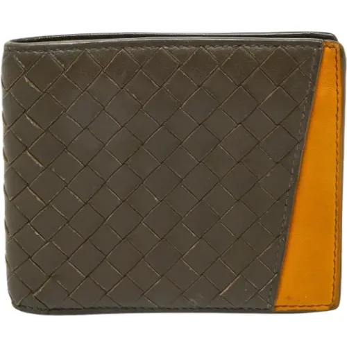 Pre-owned Leather wallets , male, Sizes: ONE SIZE - Bottega Veneta Vintage - Modalova