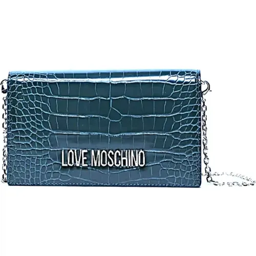 Stilvolle Lederhandtasche - Love Moschino - Modalova