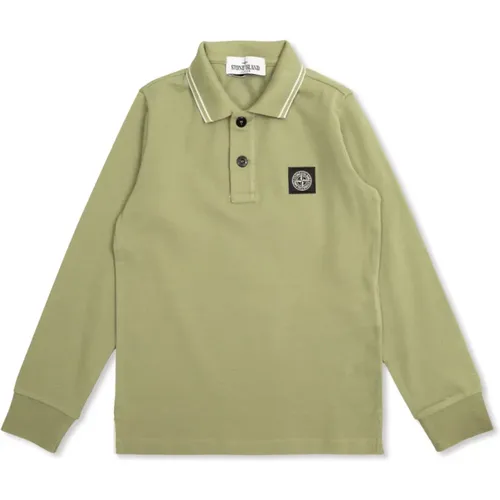 Polo mit Logo Stone Island - Stone Island - Modalova