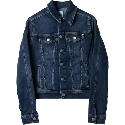 Robyn Denim Jacke , Damen, Größe: S - adriano goldschmied - Modalova