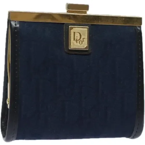 Pre-owned Canvas wallets , female, Sizes: ONE SIZE - Dior Vintage - Modalova