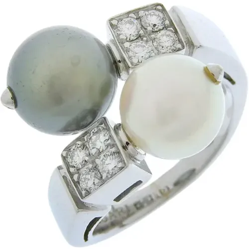 Pre-owned White Gold rings , female, Sizes: ONE SIZE - Bvlgari Vintage - Modalova