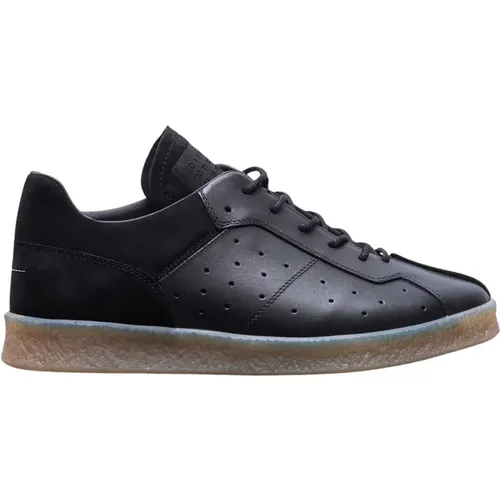 Leder Court Sneakers Runde Zehen Schnürung - MM6 Maison Margiela - Modalova