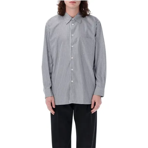 Striped Shirt Classic Collar Button Closure , male, Sizes: XL - Comme des Garçons - Modalova