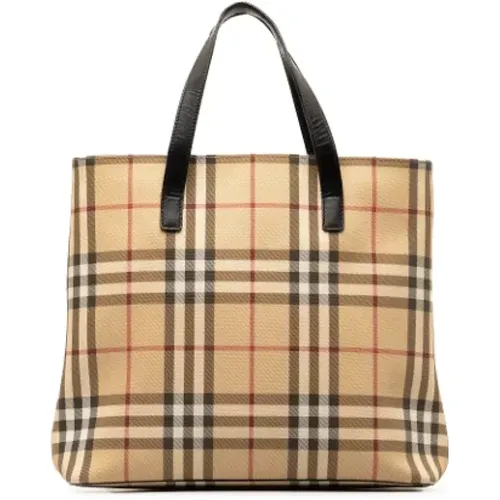 Pre-owned Canvas totes , female, Sizes: ONE SIZE - Burberry Vintage - Modalova