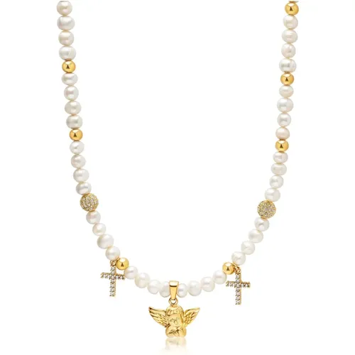 Women's Angel Pearl Choker Nialaya - Nialaya - Modalova