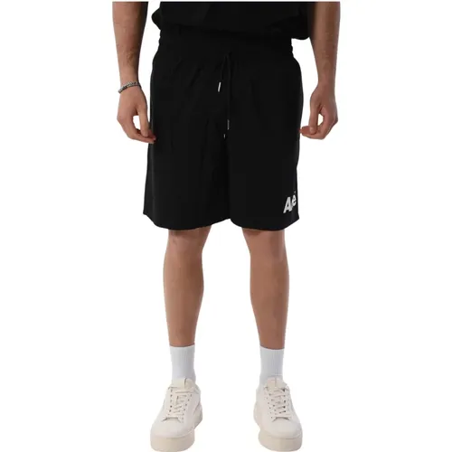 Bermuda shorts with logo print , male, Sizes: S, 2XL, XL, L, M - Arte Antwerp - Modalova