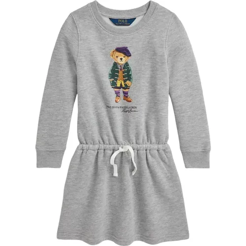 Graues Polo Bear Langarmkleid - Ralph Lauren - Modalova