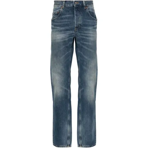 Dark Baggy Slim-fit Jeans , male, Sizes: W34, W32, W30 - Saint Laurent - Modalova